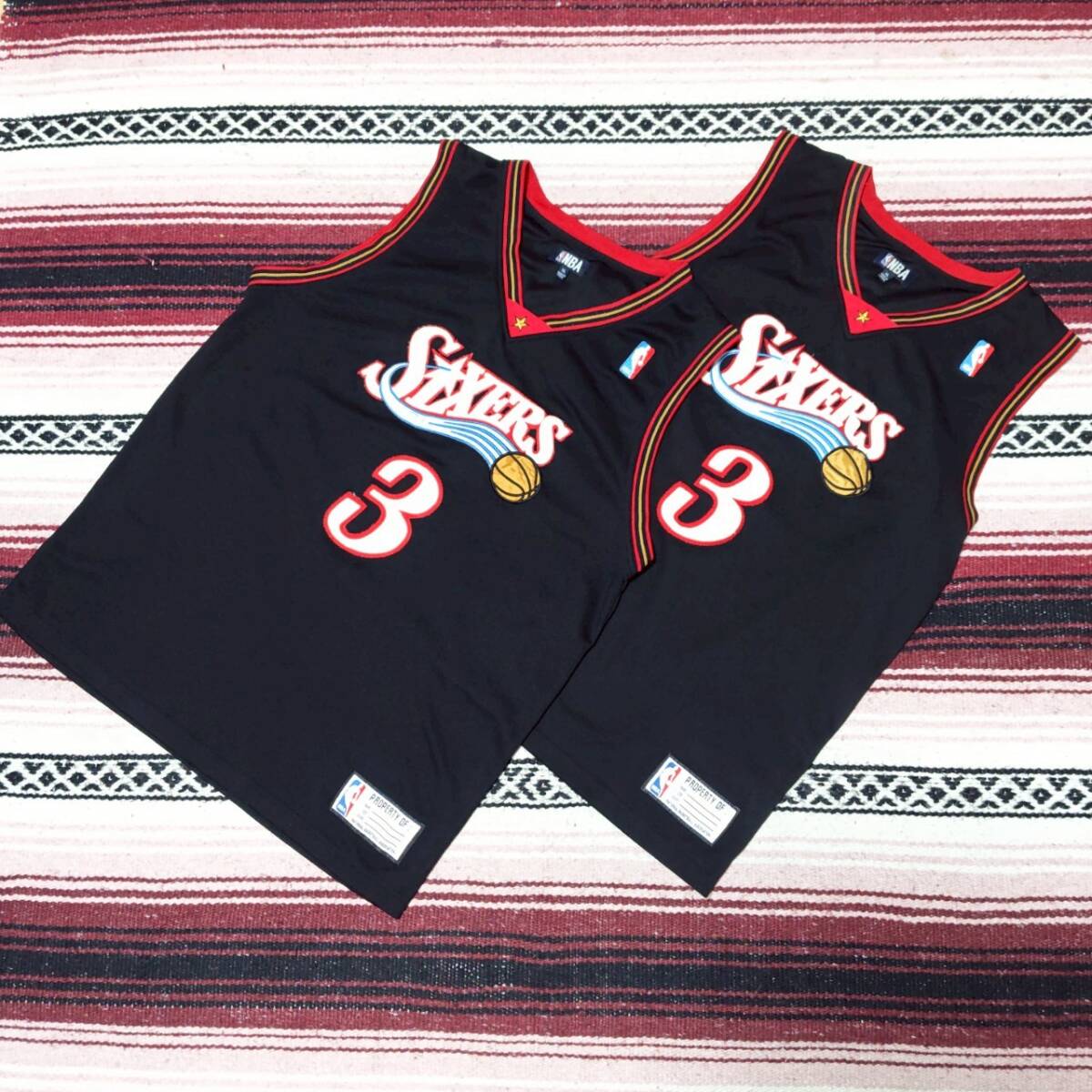 幻級!!希少!!2枚セット◎【NBA】エヌビーエー 青刺繍タグ NBA 幻級!!希少!!2枚セット◎【NBA】エヌビーエー 青刺繍タグ NBA