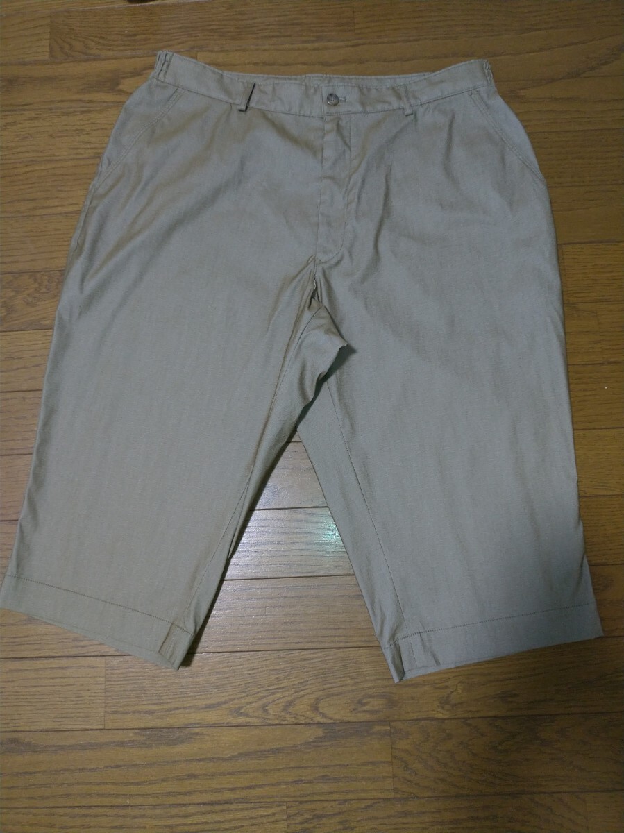 Golden Bear ゴールデンベア◆強(qiáng)ストレッチ　ハーフパンツ 夏 　涼感　速干ドライ　ゴルフ　カジュアル◆メンズ 茶　メンズ　サイズLL