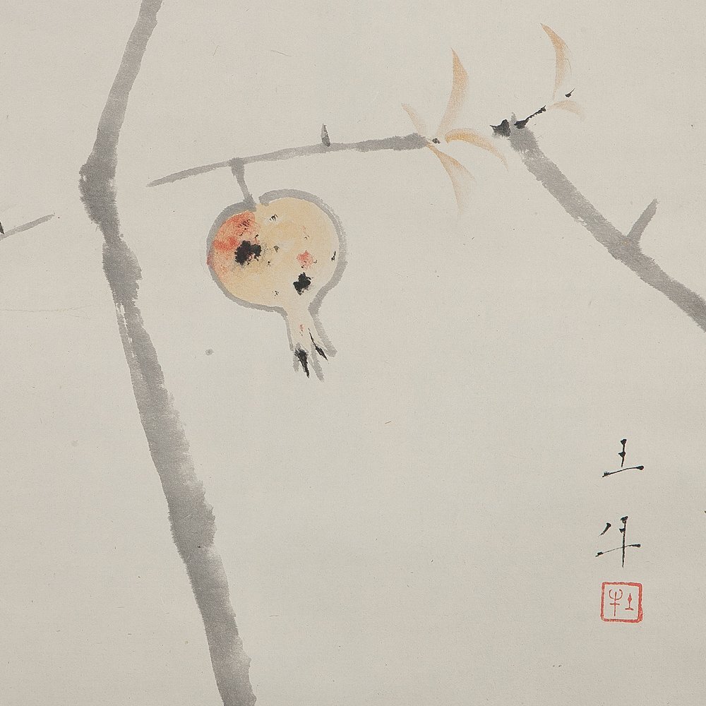 五】真作 奥村土牛 『晩秋』 紙本 彩色 掛軸 共箱 二重箱 五】真作 奥村土牛 『晩秋』 紙本 彩色 掛軸 共箱 二重箱