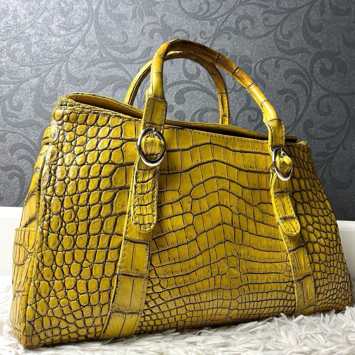 定価120万!!! JRA クロコダイル ビジネスバッグ センター取り 定価120万!!! JRA クロコダイル ビジネスバッグ センター取り
