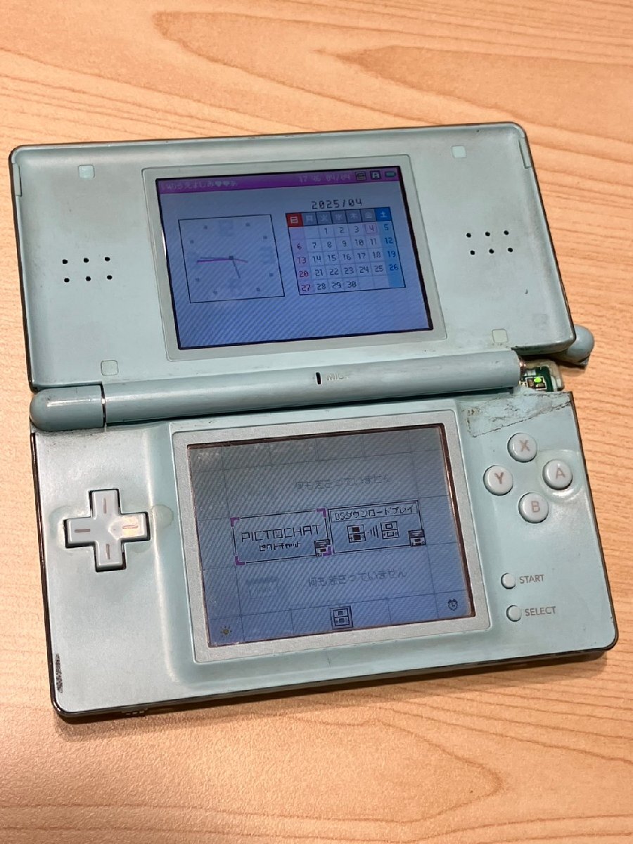 1円~ 任天堂 DS lite 部品破損 稼働 本体のみ タッチペン無し 1円~ 任天堂 DS lite 部品破損 稼働 本体のみ タッチペン無し
