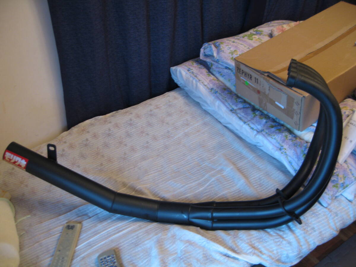  Zephyr 1100/RS(ZEPHYR) Short труба muffler выше модель черный M Tec средний столица (M-TEC средний столица )