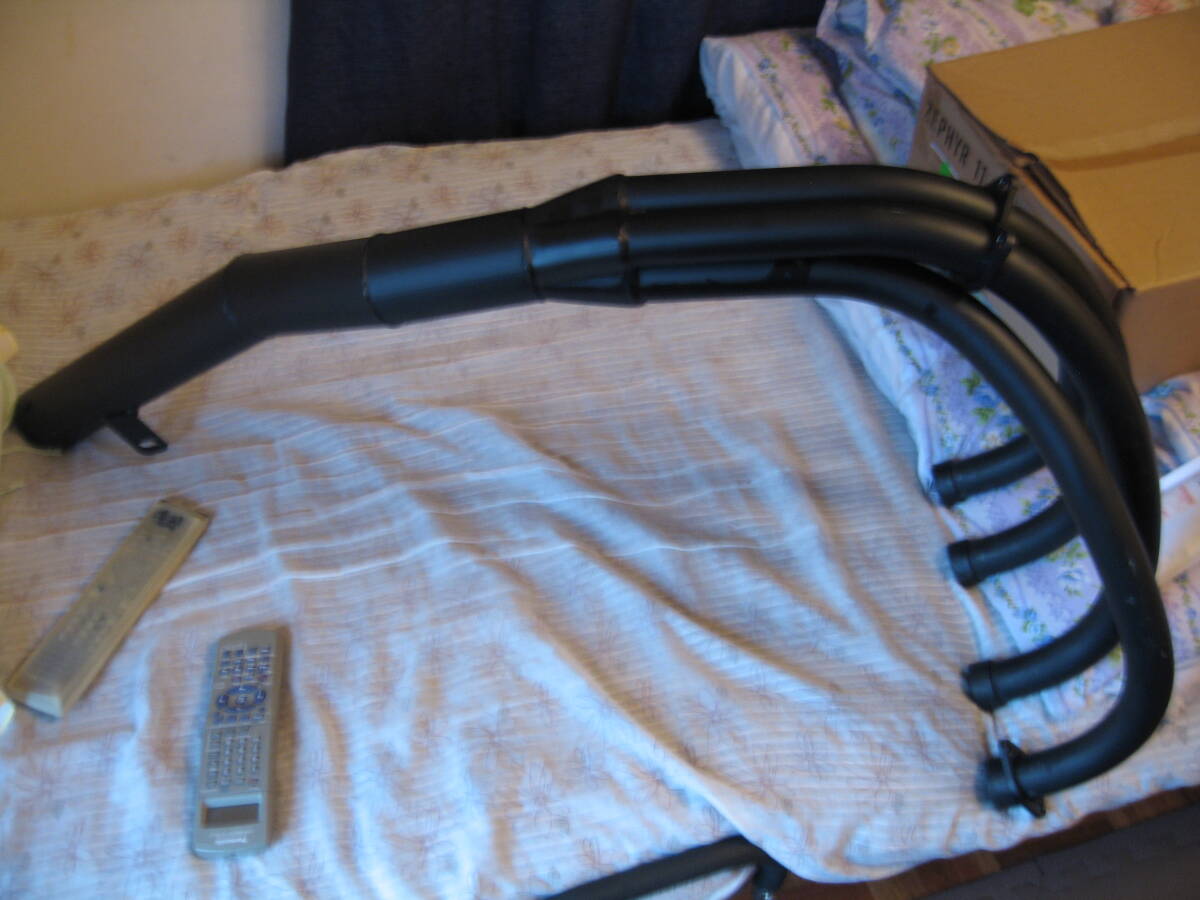  Zephyr 1100/RS(ZEPHYR) Short труба muffler выше модель черный M Tec средний столица (M-TEC средний столица )