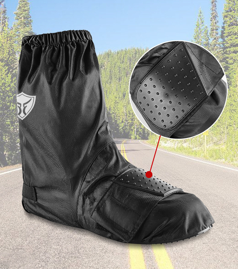 Lサイズ バイク用 レインブーツ ネオレインブーツ 防水 雨 梅雨対策 バイク 用品 ネオ レイン ブーツカバー ショート 黒 バイク用品