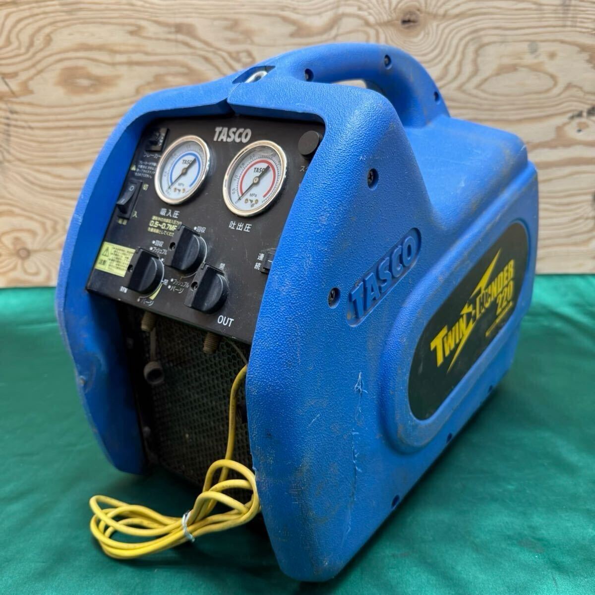 TASCO 冷媒回収装置 ツインサンダー220 フロン回収機 タスコ TASCO 冷媒回収装置 ツインサンダー220 フロン回収機 タスコ