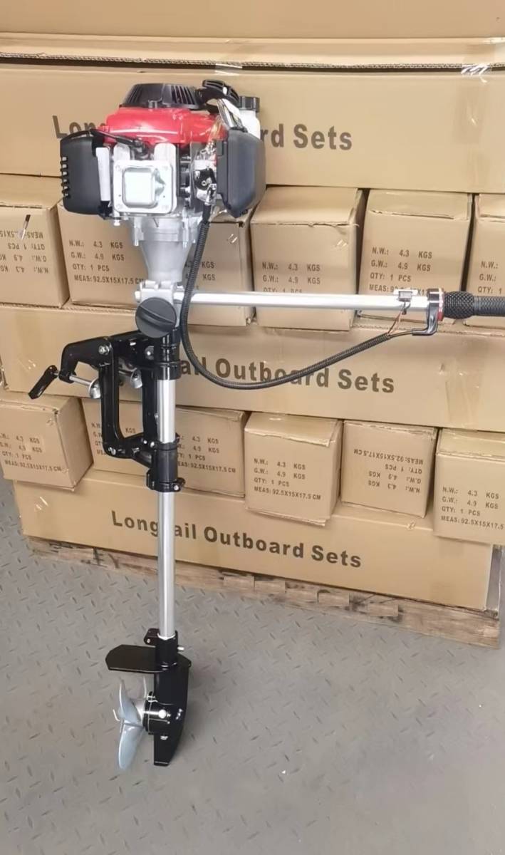 船外機 4スト 53cc エンジン 免許不要 釣り ゴムボート フィッシング 小型