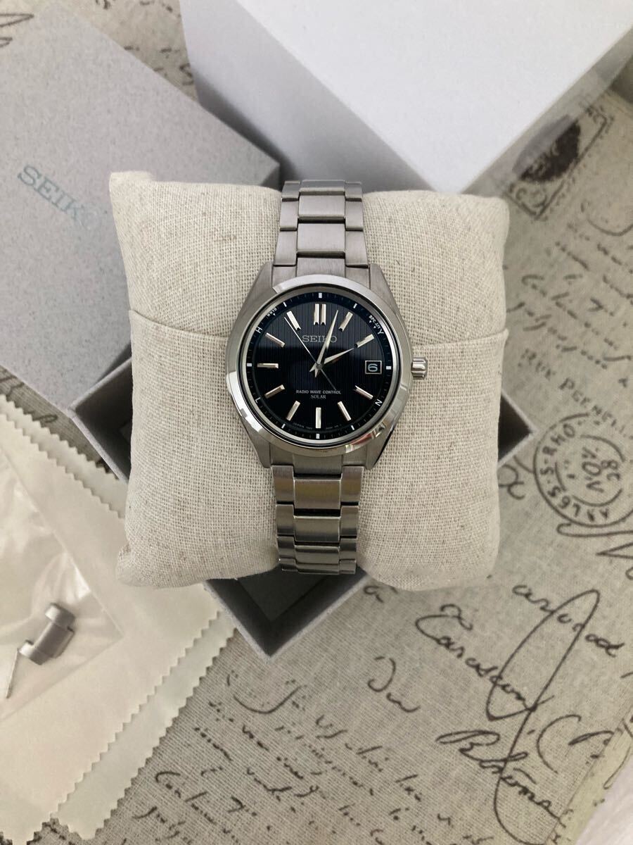 超美品！ 新品同様！セイコー SEIKO ブライツ チタン 電波
