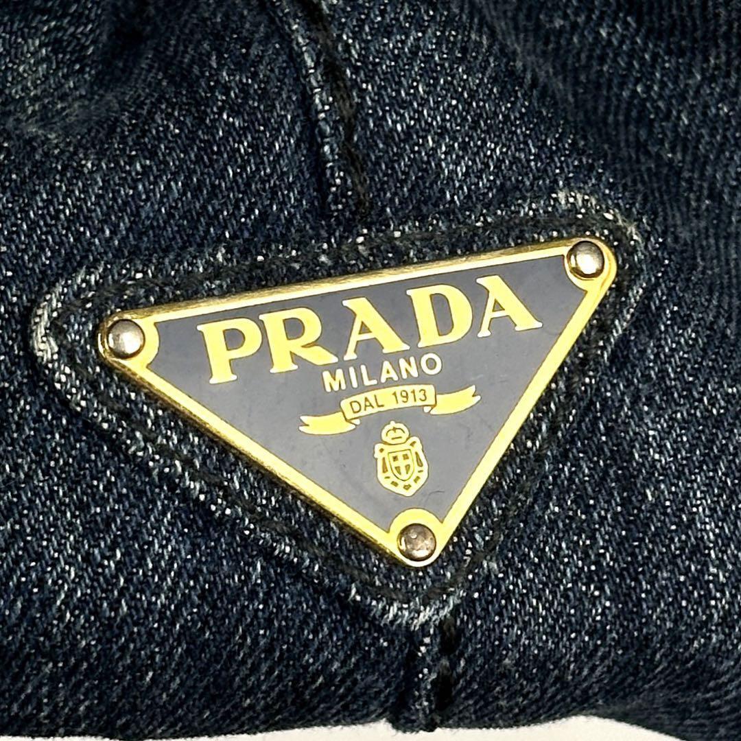 美品 PRADA プラダ カナパ ハンドバッグ トートバッグ 三角ロゴ 美品 PRADA プラダ カナパ ハンドバッグ トートバッグ 三角ロゴ