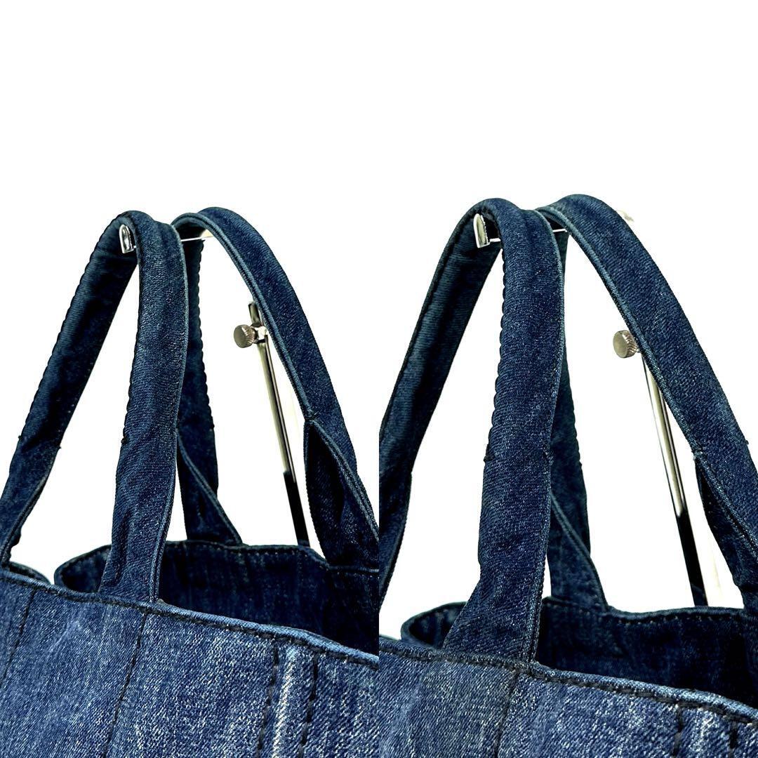 美品 PRADA プラダ カナパ ハンドバッグ トートバッグ 三角ロゴ 美品 PRADA プラダ カナパ ハンドバッグ トートバッグ 三角ロゴ