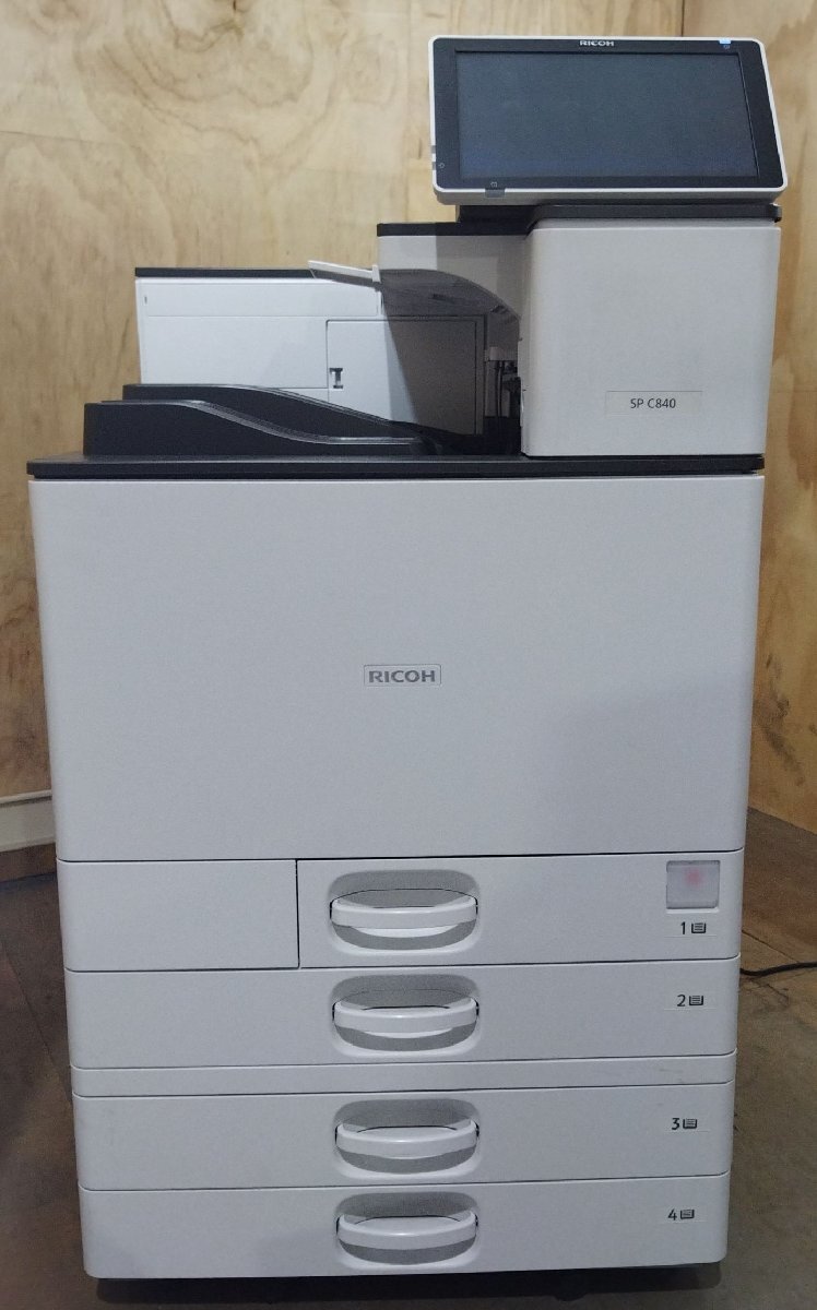 【大坂発】【RICOH】 カラープリンター ☆SP C840☆カウンター 14,539枚 ☆（2979）