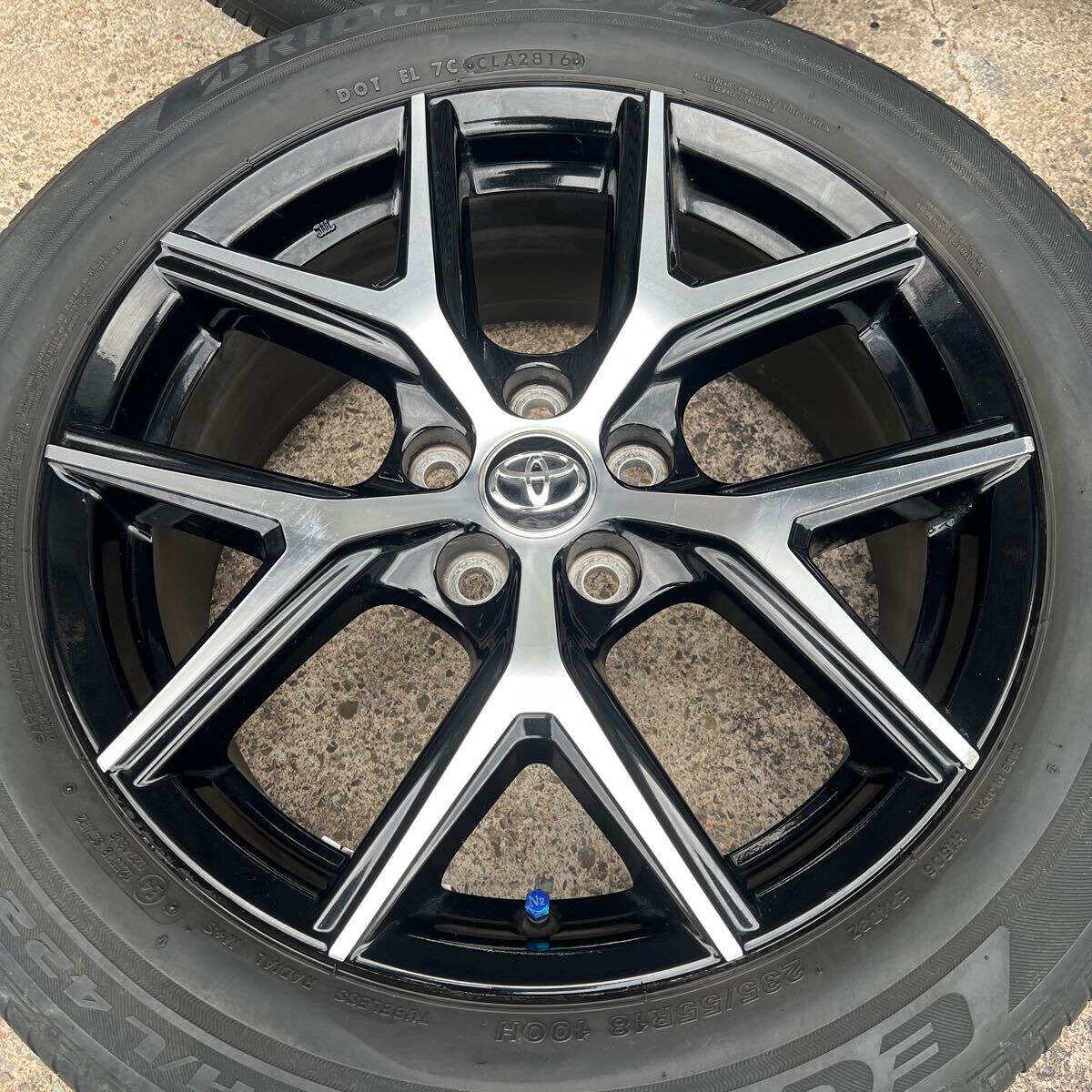 60ハリアー　プレミアムスタイルアッシュ純正ホイール　18x7.5J ＋45 PCD114.3 5H 