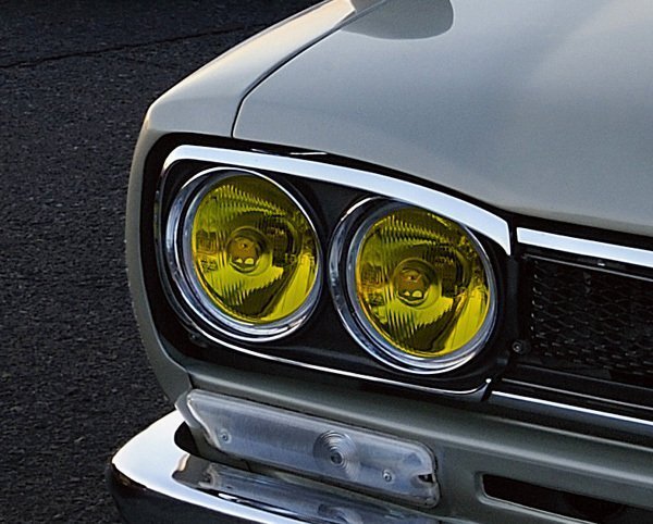 マーシャルヘッドランプ819　イエローレンズ　4個セット　旧車　日産用　ハコスカ　ジャパン　四輪車用　800-8109