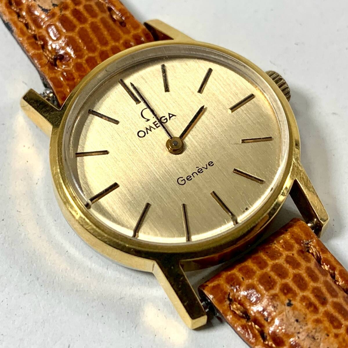 OMEGA Geneve SWISS MADE 動作OK 美品 Spring オメガ ジュネーブ OMEGA Geneve SWISS MADE 動作OK 美品 Spring オメガ ジュネーブ