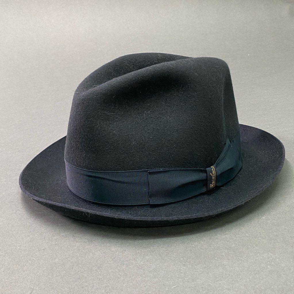 d8-2 Borsalino ボルサリーノ ラヴィットハット フェルト イタリア制 Qualita Superiore クオリタスペリオーレ 114561 57程度