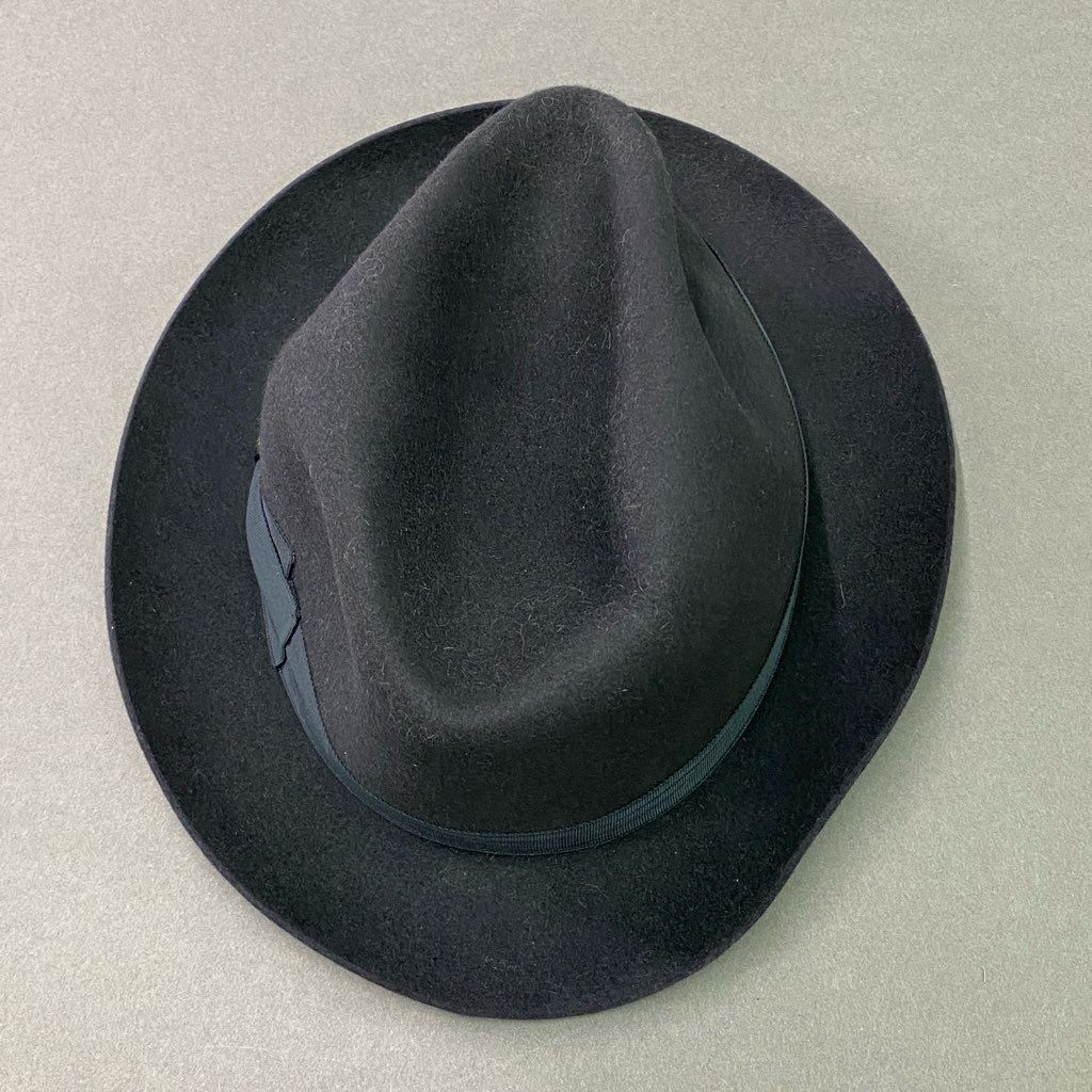 d8-2 Borsalino ボルサリーノ ラヴィットハット フェルト イタリア制 Qualita Superiore クオリタスペリオーレ 114561 57程度