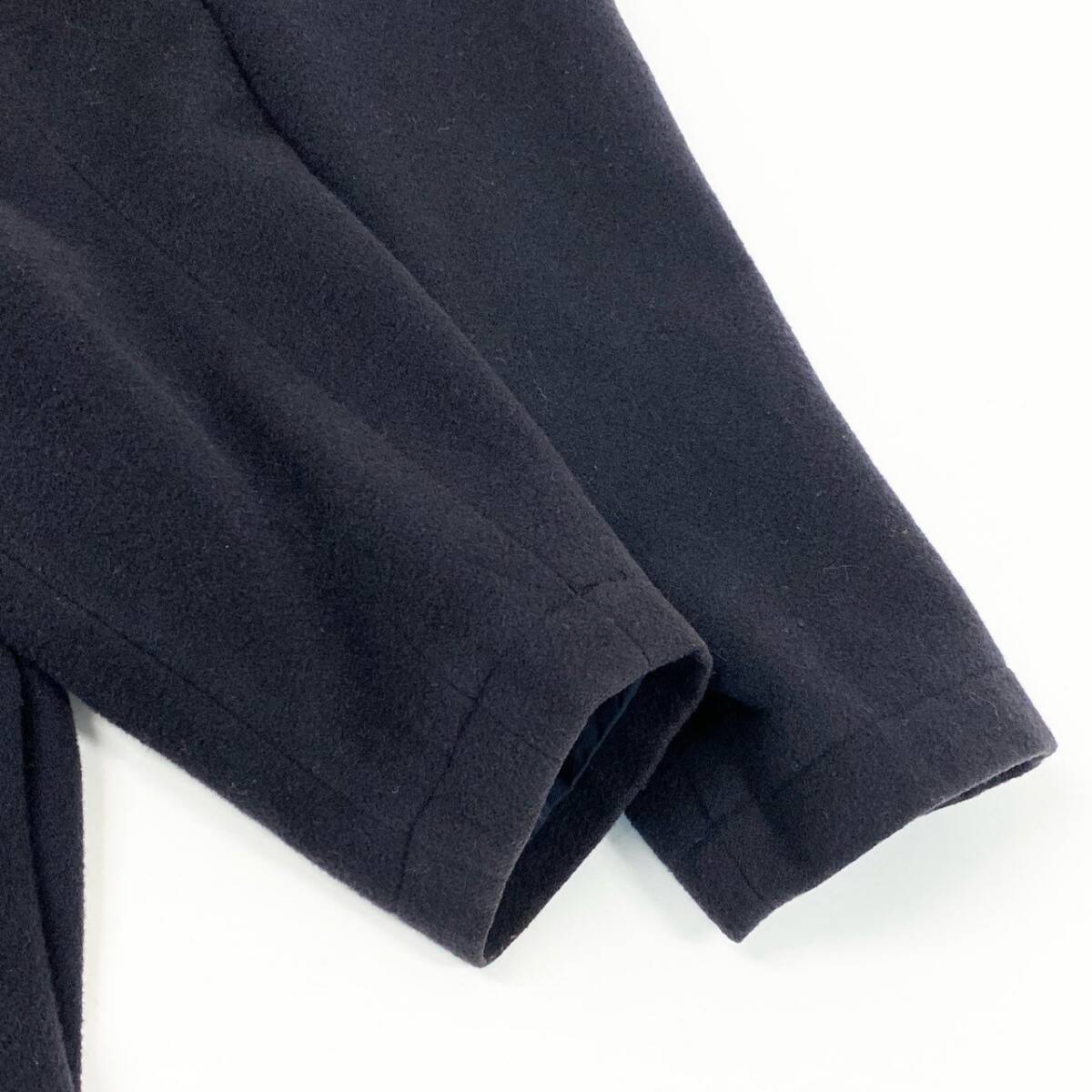 8d2 COMME des GARCONS コムデギャルソン ウールコート ロングコート タックプリーツ AD1989 GC-050230 ネイビー系 ウール レディース