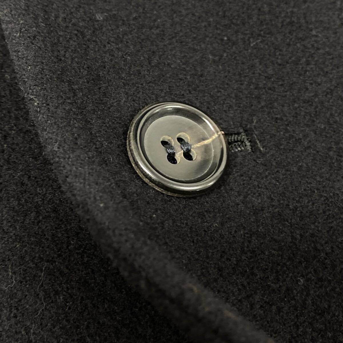 8d2 COMME des GARCONS コムデギャルソン ウールコート ロングコート タックプリーツ AD1989 GC-050230 ネイビー系 ウール レディース