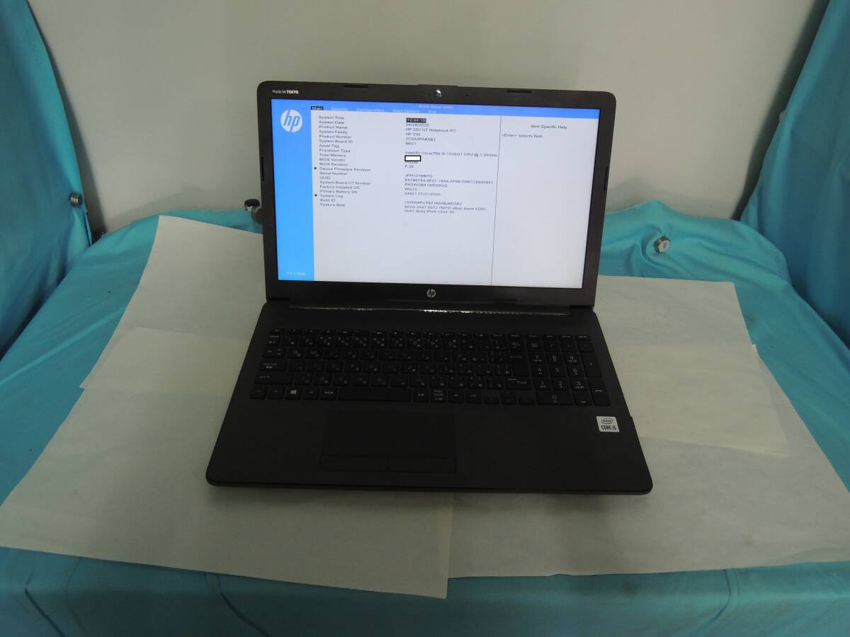 HP 250 G7 Notebook PC パーツ取りに最適