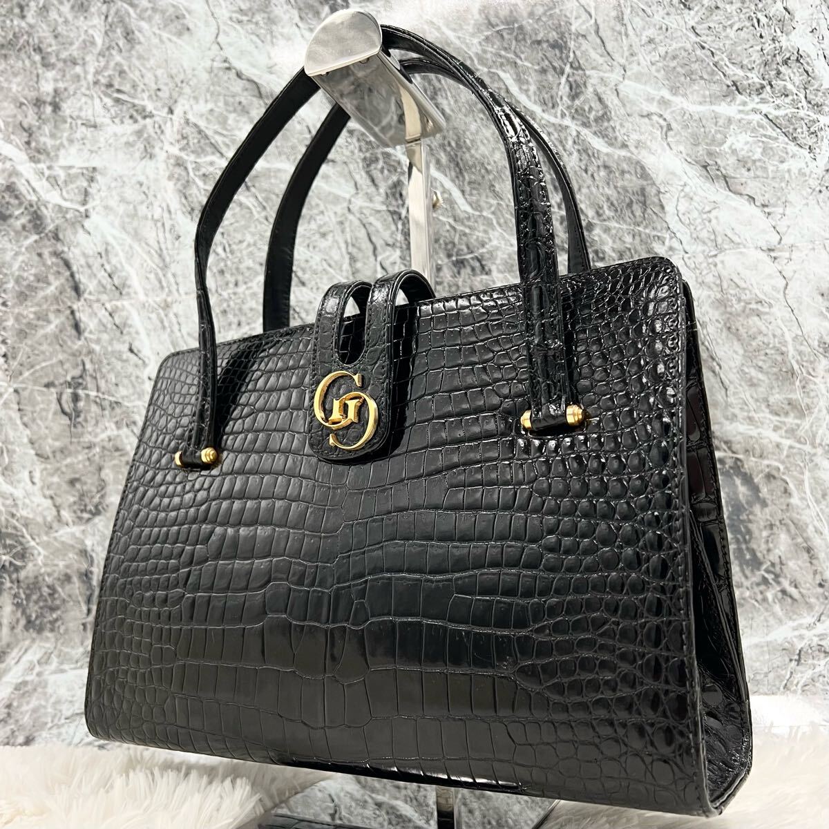 超希少】グッチ GUCCI ハンドバッグ オールド ヴィンテージ 超希少】グッチ GUCCI ハンドバッグ オールド ヴィンテージ