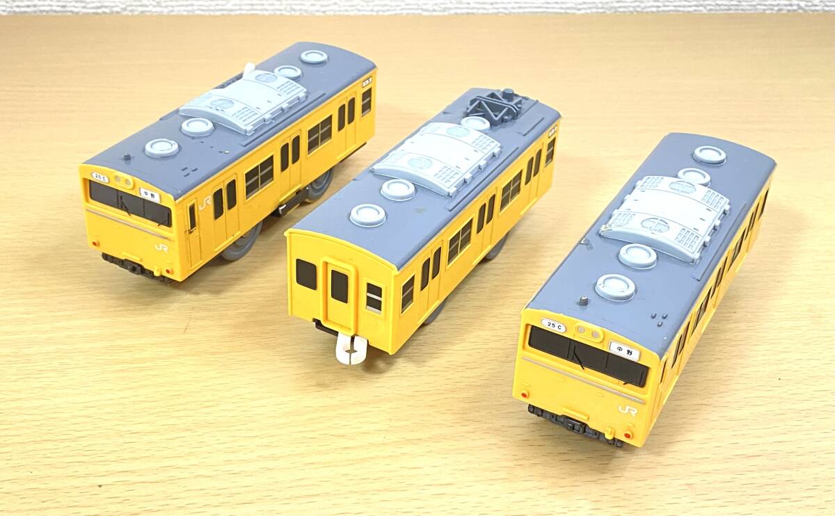 【★大感謝セール】 プラレール 3両編成(車両単品 中野行き カナリア色 総武線 103系 車両単品