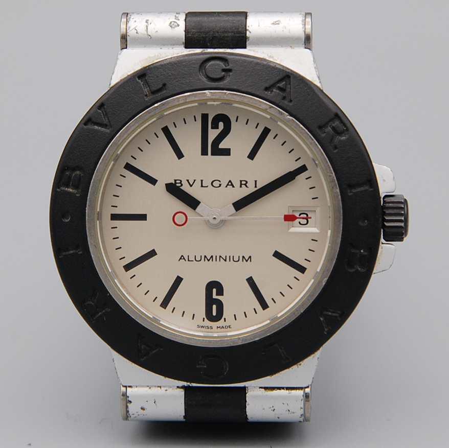 稼働品】BVLGARI ALUMINIUM ブルガリ アルミニウム AL38TA 自動 稼働品】BVLGARI ALUMINIUM ブルガリ アルミニウム AL38TA 自動