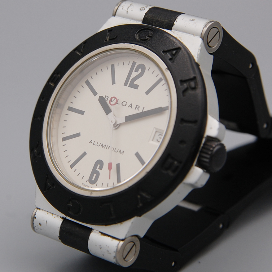 稼働品】BVLGARI ALUMINIUM ブルガリ アルミニウム AL38TA 自動 稼働品】BVLGARI ALUMINIUM ブルガリ アルミニウム AL38TA 自動