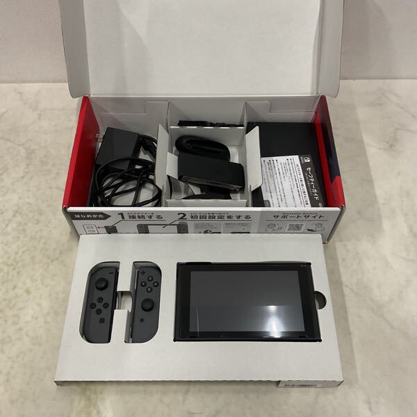 1円〜 動作確認/初期化済 Nintendo Switch HAC-001(-01) グレー 1円〜 動作確認/初期化済 Nintendo Switch HAC-001(-01) グレー