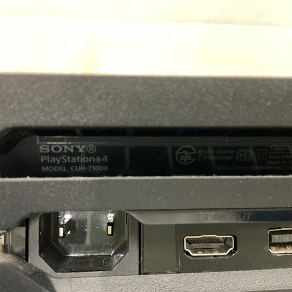 1円〜 動作確認/初期化済 箱無 PS4 Pro CUH-7100B ジェット 1円〜 動作確認/初期化済 箱無 PS4 Pro CUH-7100B ジェット