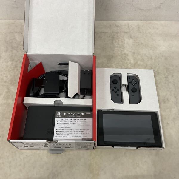 1円〜 動作確認/初期化済 Nintendo Switch HAC-001(-01) グレー 1円〜 動作確認/初期化済 Nintendo Switch HAC-001(-01) グレー