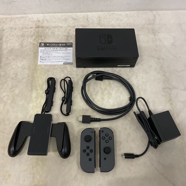 1円〜 動作確認/初期化済 Nintendo Switch HAC-001(-01) グレー 1円〜 動作確認/初期化済 Nintendo Switch HAC-001(-01) グレー