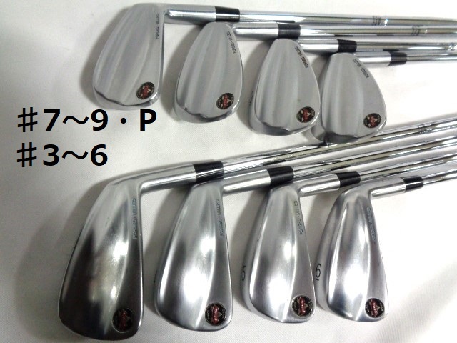 貴重品■9本■MacGregor■♯2～9・P■マッスルバッグ■FORGED MILLED■Ｍ675■V-FOIL■ DG-S-スチール■Lamkin■送料無料■アイアン949_画像3