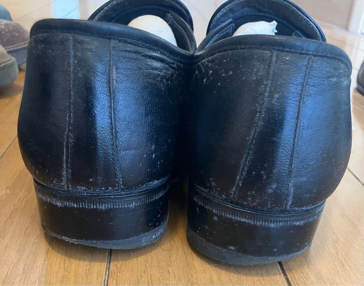 【中古品】高島屋オリジナル　本革　ビジネスシューズ　23.5EEE ブラック