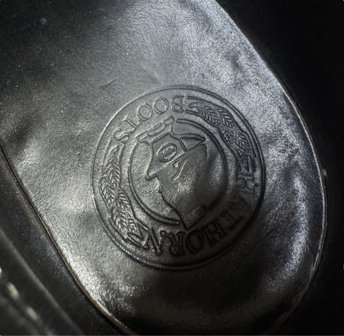 HATHORN ハソーン オックスフォード ワークシューズ ブラックスエード 7.5E 25.5㎝_画像7