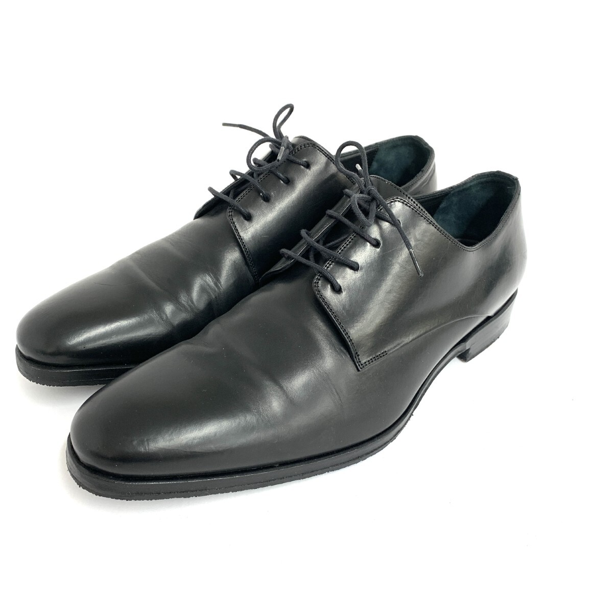 ◆Christian Dior クリスチャンディオール シューズ 40◆ ブラック レザー メンズ 靴 シューズ shoes