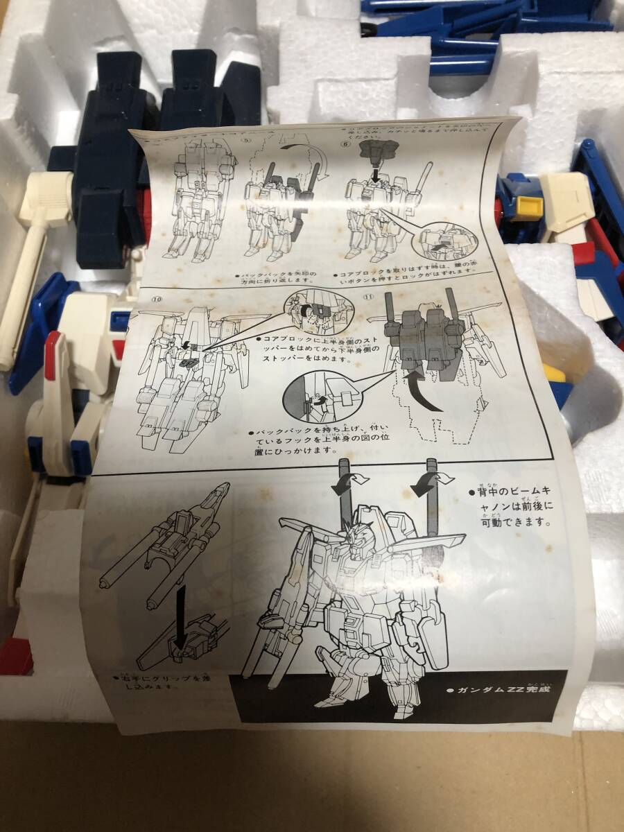 希少【40年前】1986年 当時物 デラックス ZZガンダム (ジュドー 希少【40年前】1986年 当時物 デラックス ZZガンダム (ジュドー