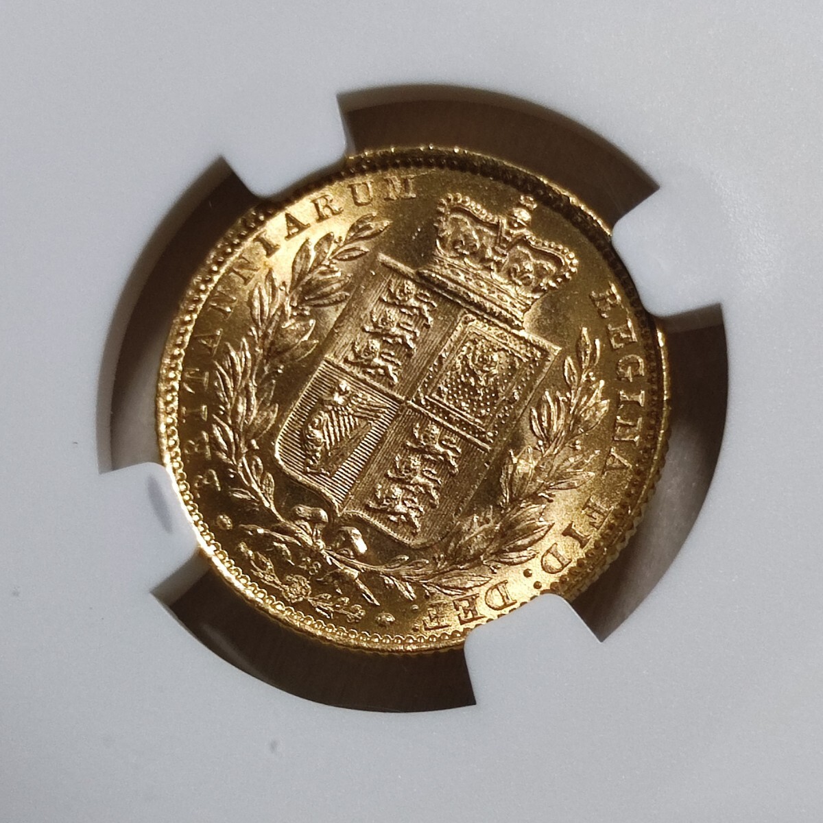高鑑定 NGC MS63 イギリス 1871 ソブリン 金貨 ビクトリア