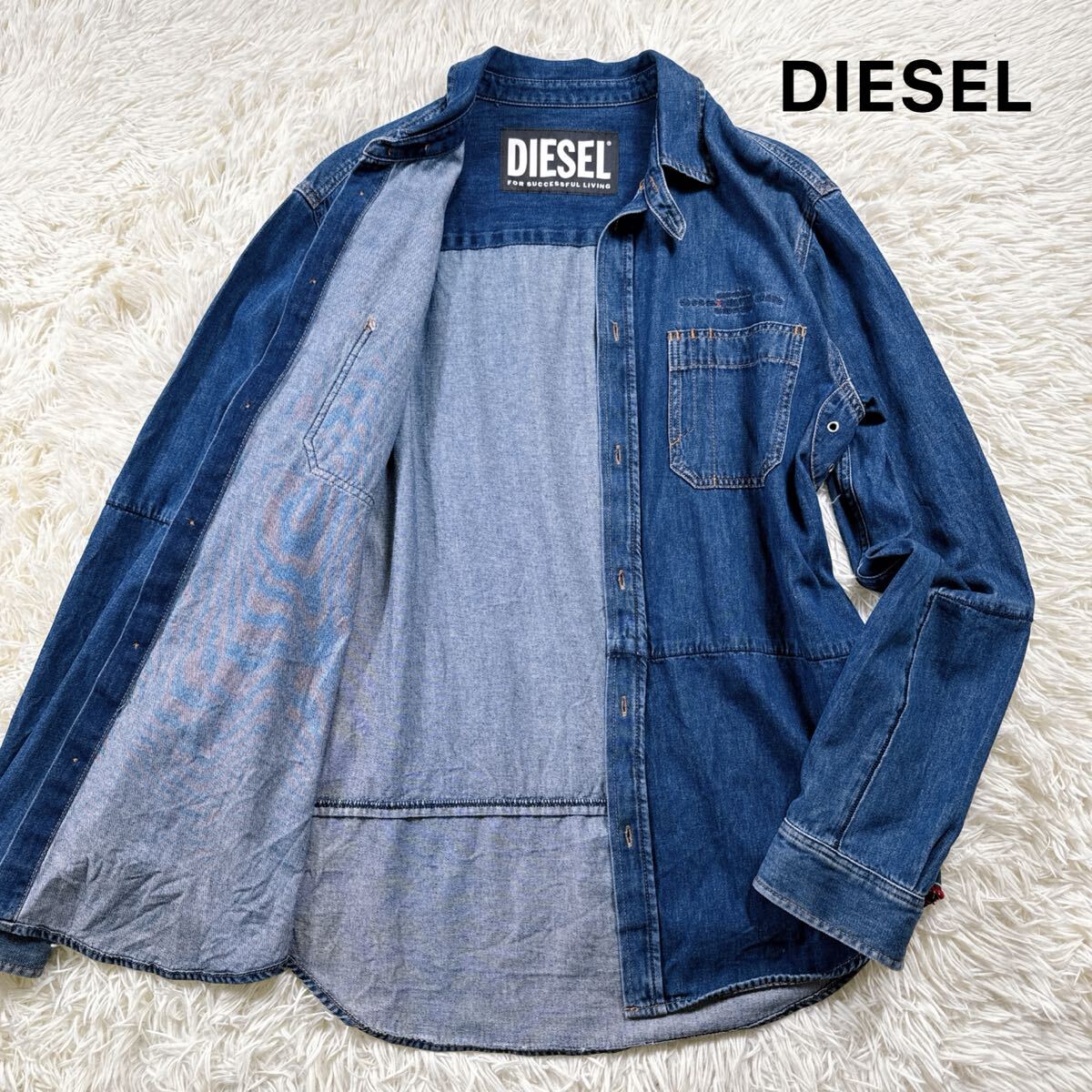 近年モデル 美品 XL相当○DIESEL ディーゼル デニムジャケット 近年モデル 美品 XL相当○DIESEL ディーゼル デニムジャケット