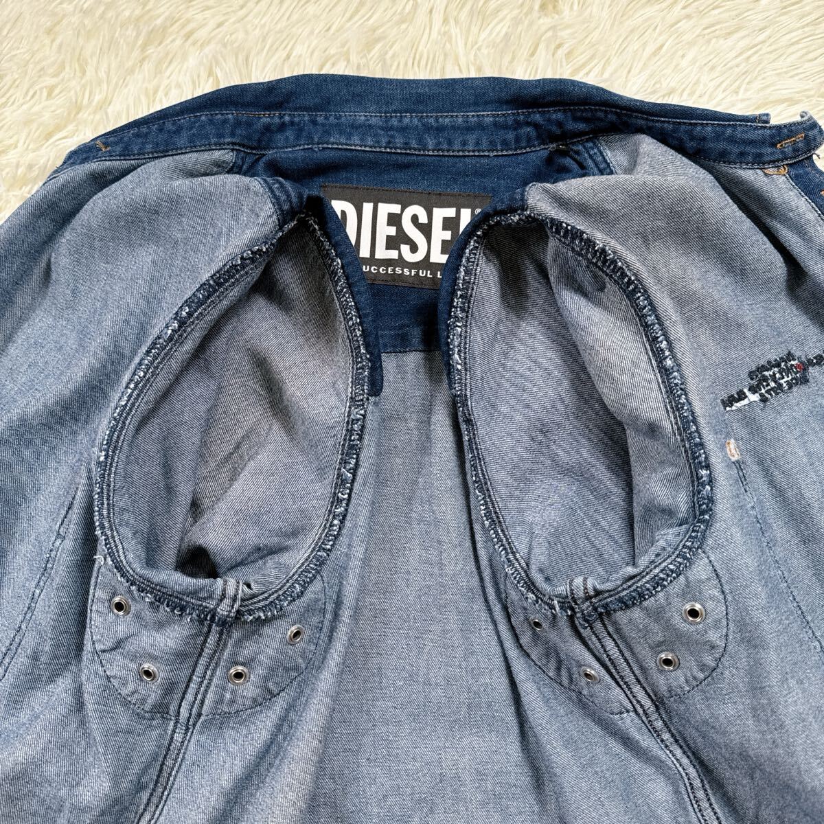近年モデル 美品 XL相当○DIESEL ディーゼル デニムジャケット 近年モデル 美品 XL相当○DIESEL ディーゼル デニムジャケット