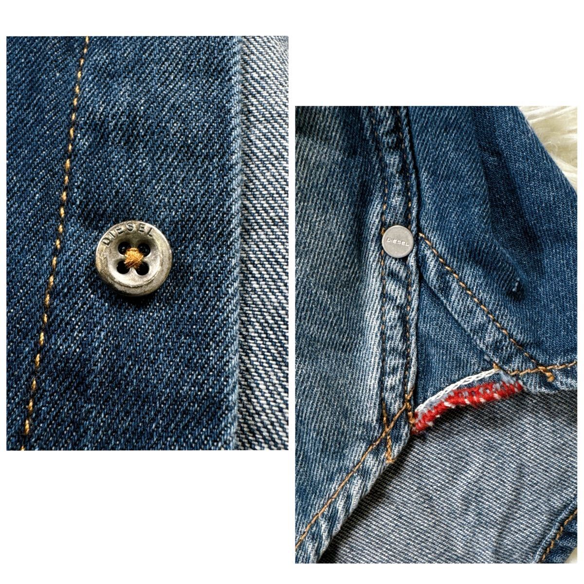 近年モデル 美品 XL相当○DIESEL ディーゼル デニムジャケット 近年モデル 美品 XL相当○DIESEL ディーゼル デニムジャケット