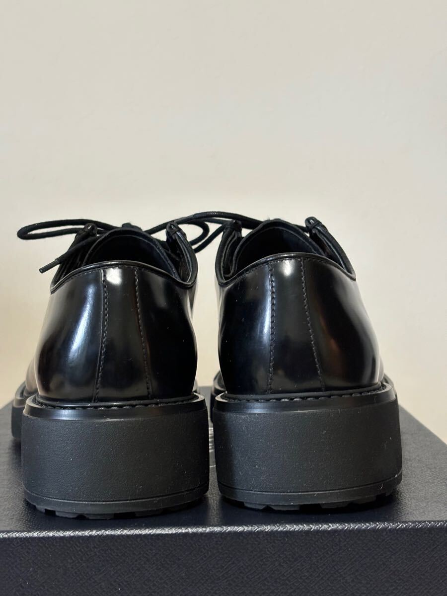 PRADA ダイアパソン レザー 23AW 黒 革靴 26cm 革靴 本革 レザー PRADA ダイアパソン レザー 23AW 黒 革靴 26cm 革靴 本革 レザー