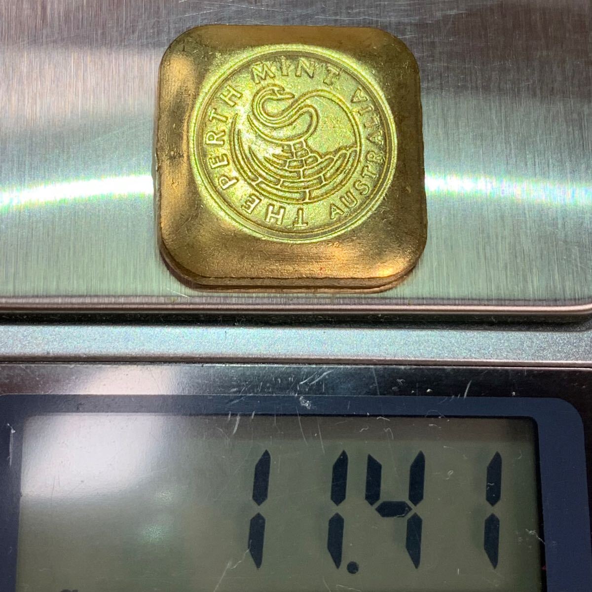 11.41g 世界古銭 オーストラリア 白鳥 ゴールドバー 大型金貨 11.41g 世界古銭 オーストラリア 白鳥 ゴールドバー 大型金貨