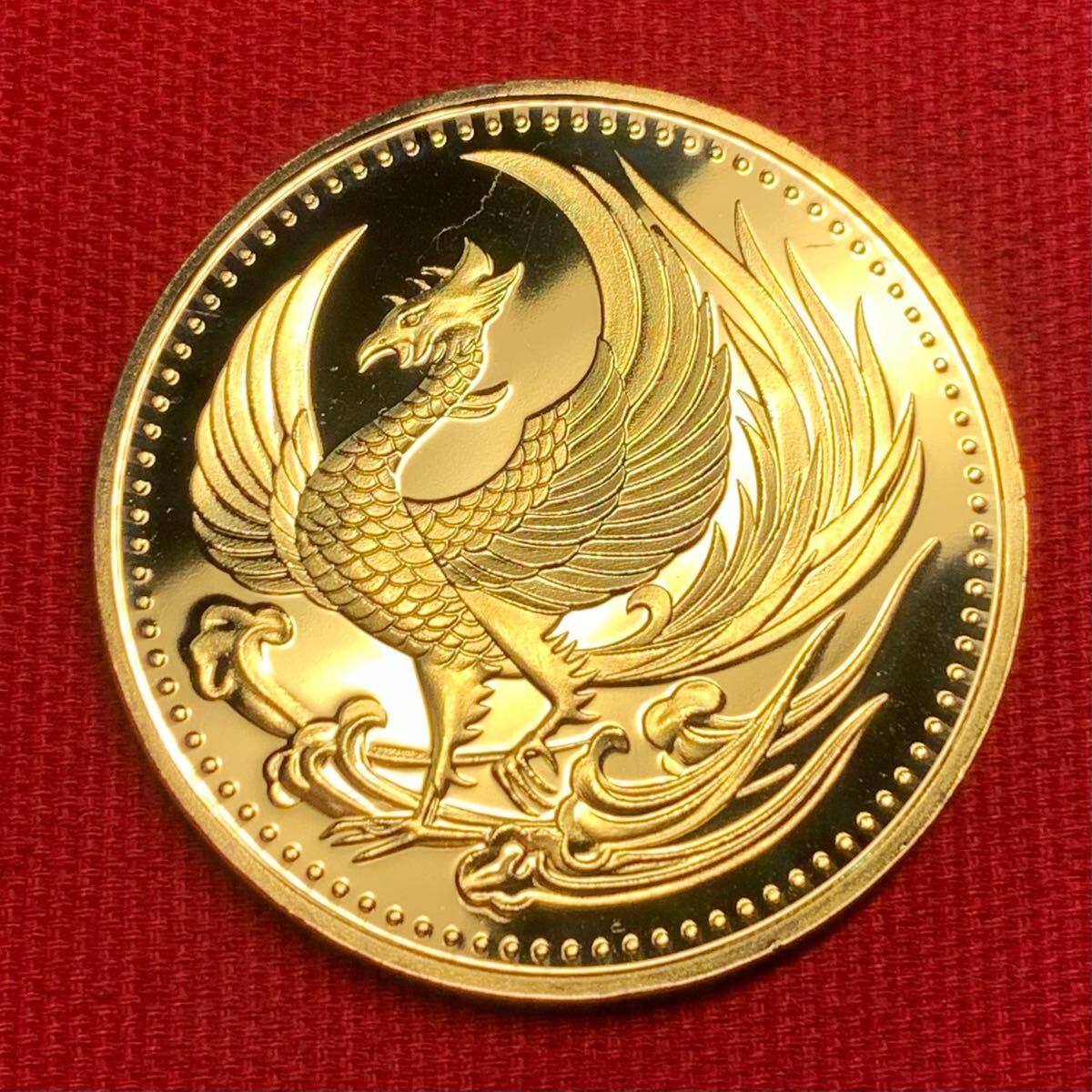 28.75g 記念メダル 鳳凰 菊の御紋 金貨 大型金貨 菊花紋章 日本 28.75g 記念メダル 鳳凰 菊の御紋 金貨 大型金貨 菊花紋章 日本