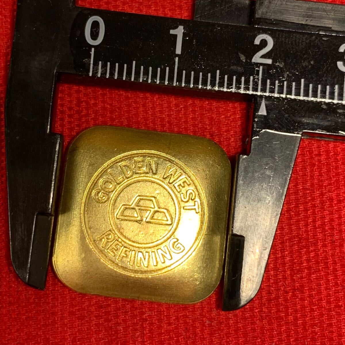 11.28g 外国古銭 Golden West オーストラリア 四角金貨 旭日 11.28g 外国古銭 Golden West オーストラリア 四角金貨 旭日