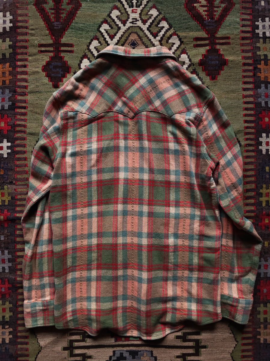 名作 RRL CHECK WESTERN SHIRTS ウエスタンシャツ ネイティブ 名作 RRL CHECK WESTERN SHIRTS ウエスタンシャツ ネイティブ