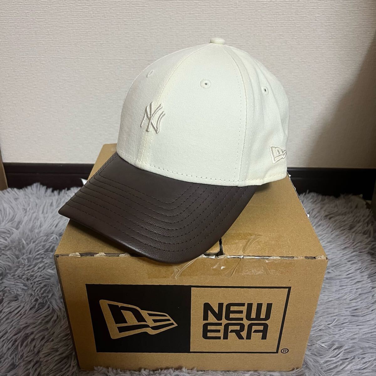 NEWERA ニューエラ 9Forty NY キャップ 帽子 ヤンキース レザー NEWERA ニューエラ 9Forty NY キャップ 帽子 ヤンキース レザー