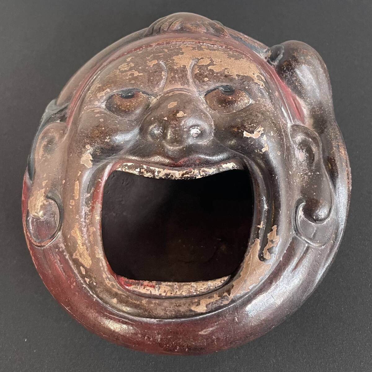珍品 子宝祈願 仏教美術 達磨 大師 手炙 香炉 裏 隠し春画 隠し絵 笑い面 珍品 子宝祈願 仏教美術 達磨 大師 手炙 香炉 裏 隠し春画 隠し