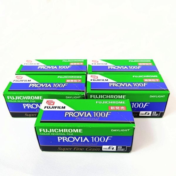 FUJIFILM 富士フィルム PROVIA100F RDPⅢ120 5本セット FUJIFILM 富士フィルム PROVIA100F RDPⅢ120 5本セット