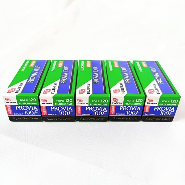FUJIFILM 富士フィルム PROVIA100F RDPⅢ120 5本セット FUJIFILM 富士フィルム PROVIA100F RDPⅢ120 5本セット