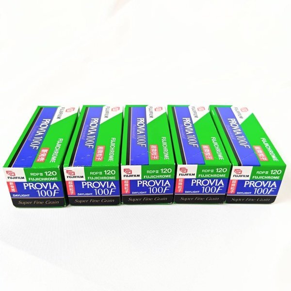 FUJIFILM 富士フィルム PROVIA100F RDPⅢ120 5本セット FUJIFILM 富士フィルム PROVIA100F RDPⅢ120 5本セット