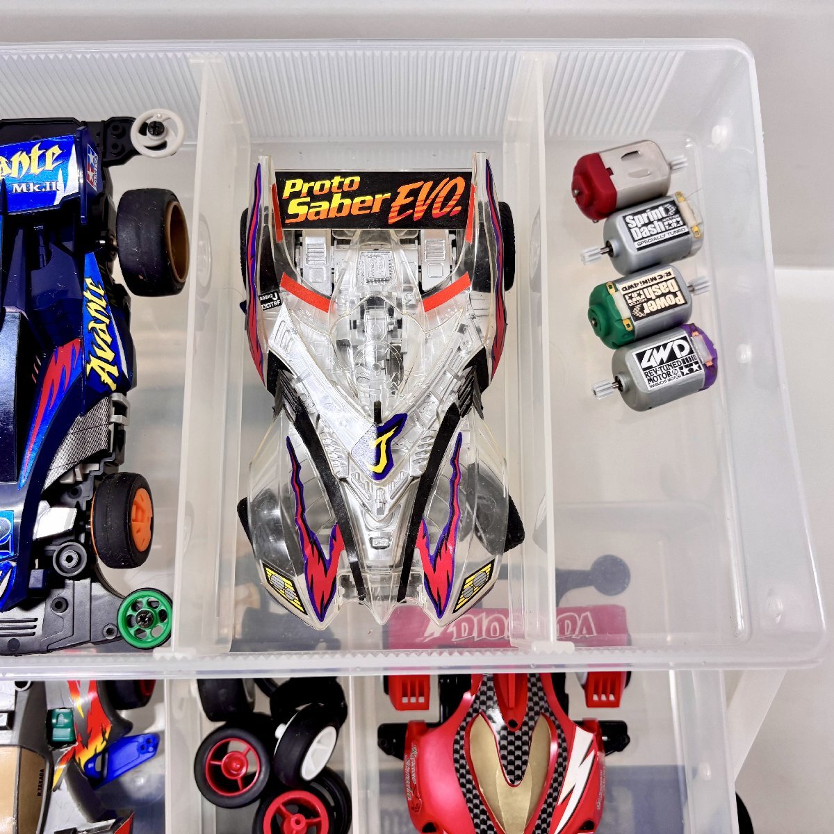 ♪ミニ四駆　車7台　部品類等　まとめ売り　中古　_画像7